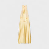 Gala – Vestido de tirantes halter de satén