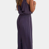 Lorena | Vestido Mono con Detalles Dorados y Ranura en la Pierna