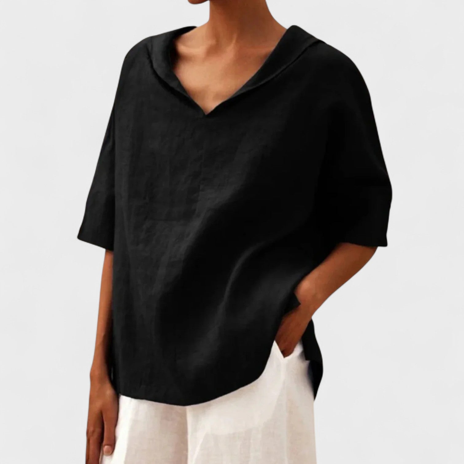 Liliana – Blusa de Lino
