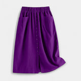 Falda Midi con Lavado