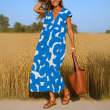 Magda | Vestido fluido con escote en V