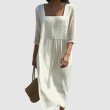 Nádia | Vestido Casual de Lino
