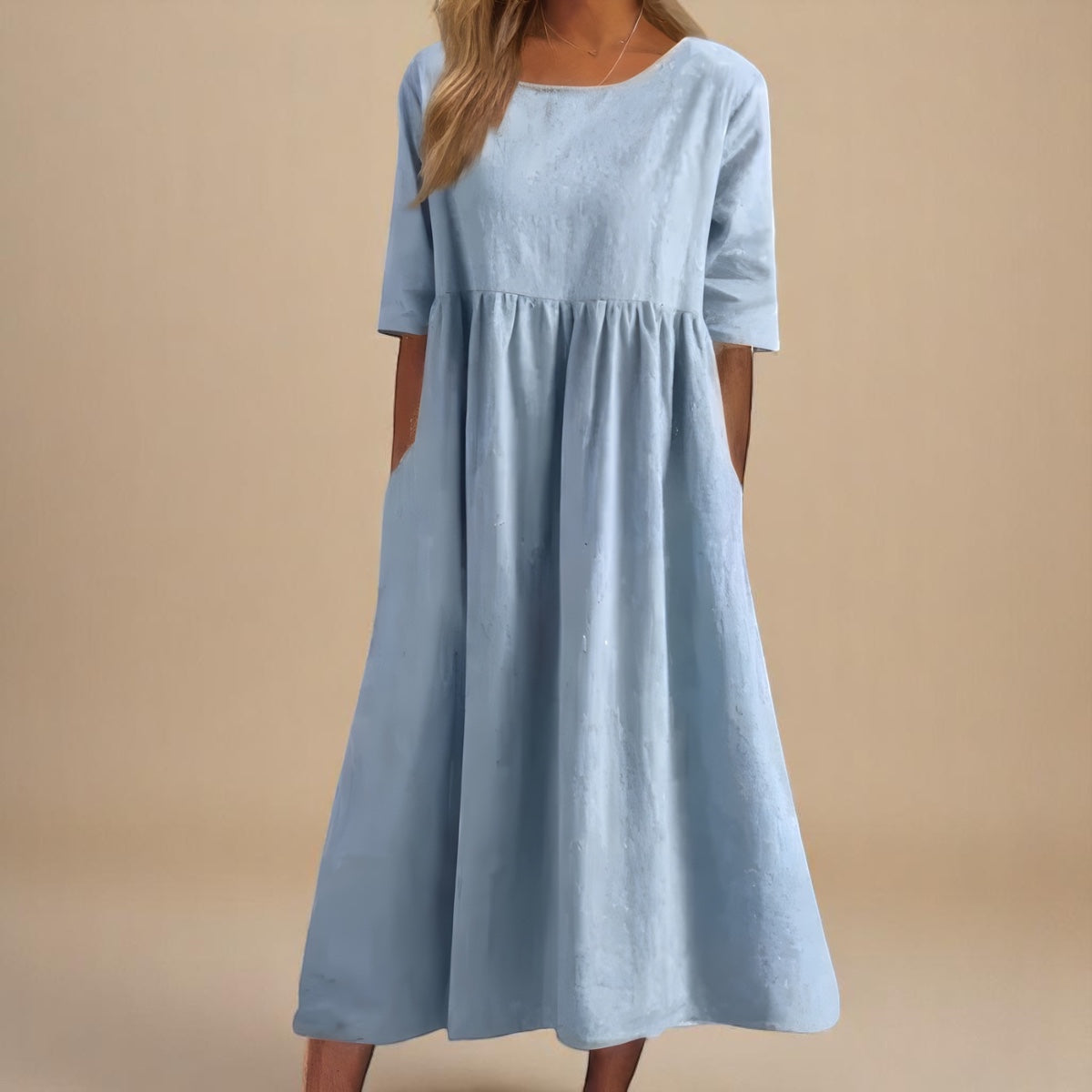 Minea | Vestido de Algodón Ventilado