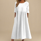 Minea | Vestido de Algodón Ventilado