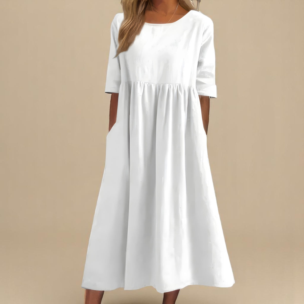 Minea | Vestido de Algodón Ventilado