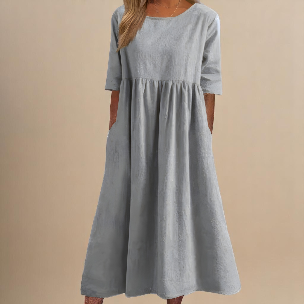 Minea | Vestido de Algodón Ventilado