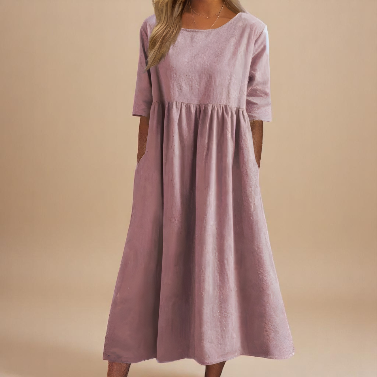 Minea | Vestido de Algodón Ventilado