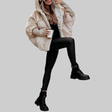 Raven | Chaqueta bomber con capucha moderna