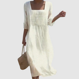 Nádia | Vestido Casual de Lino
