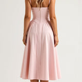 Odette Elegancia | Vestido midi con corsé estructurado