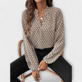 Relaxiva - Blusa con Estampado y Mangas Elegantes