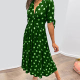 Monica™ | Vestido Elegante de Lunares