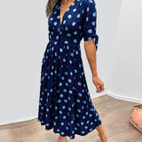 Monica™ | Vestido Elegante de Lunares