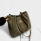 Sara | Bolso de hombro de cordón suave