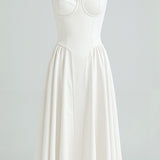 Odette Elegancia | Vestido midi con corsé estructurado
