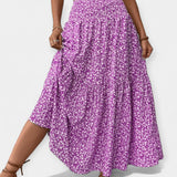 Falda con flores