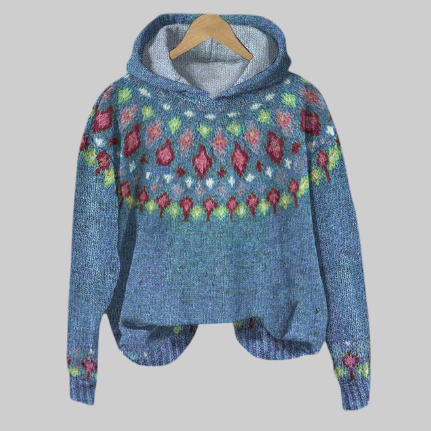 Gwen - Chaqueta con capucha nórdica cálida