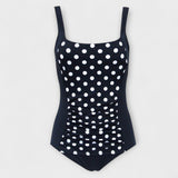 Traje de baño retro acolchado de cuerpo completo