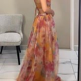 Madeline | Vestido Largo con Estampado Floral para una Elegancia Sin Esfuerzo