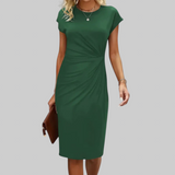 Mina – Vestido de Noche de Manga Corta