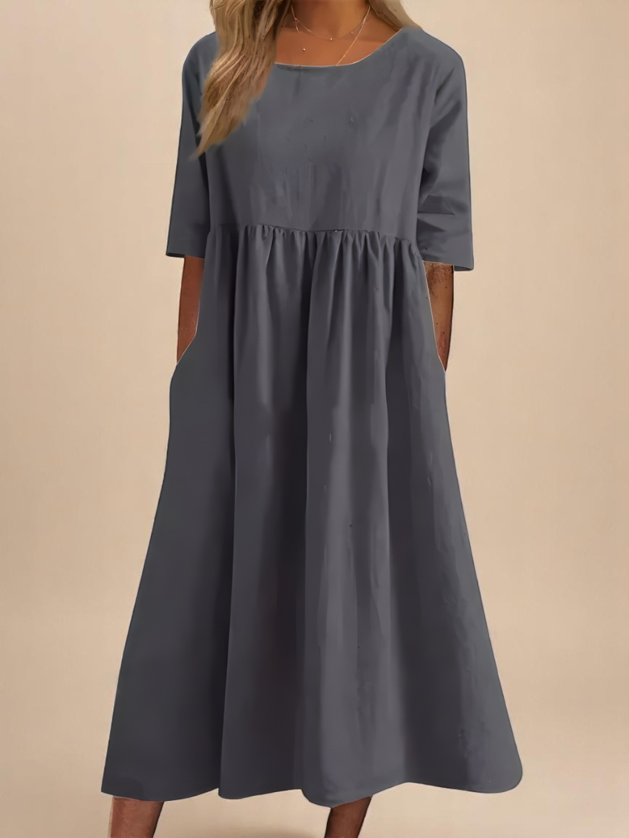 Minea | Vestido de Algodón Ventilado