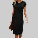Mina – Vestido de Noche de Manga Corta