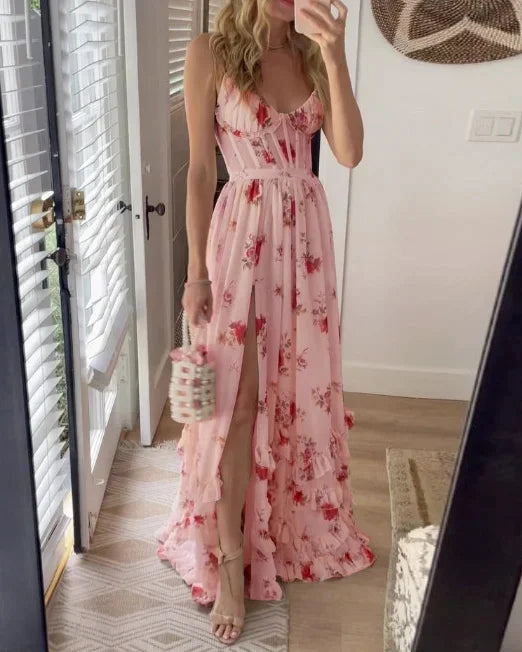 Sónia | Vestido midi con patrón floral