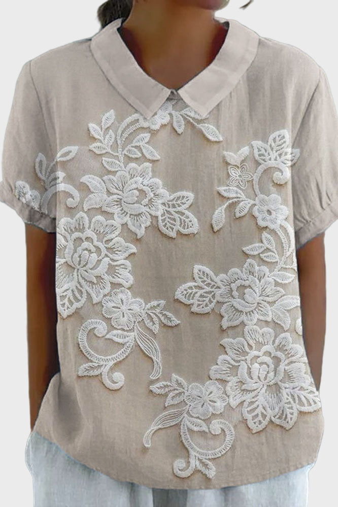 Blusa con cuello Lily