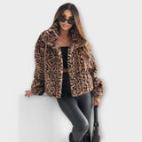 Leonor - Abrigo de Leopardo