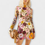 Dolores | Vestido con estampado de flores