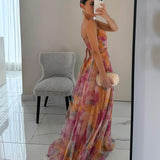 Madeline | Vestido Largo con Estampado Floral para una Elegancia Sin Esfuerzo