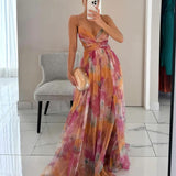 Madeline | Vestido Largo con Estampado Floral para una Elegancia Sin Esfuerzo