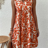 Sofía – Vestido de Verano con Estampado Floral en Línea-A