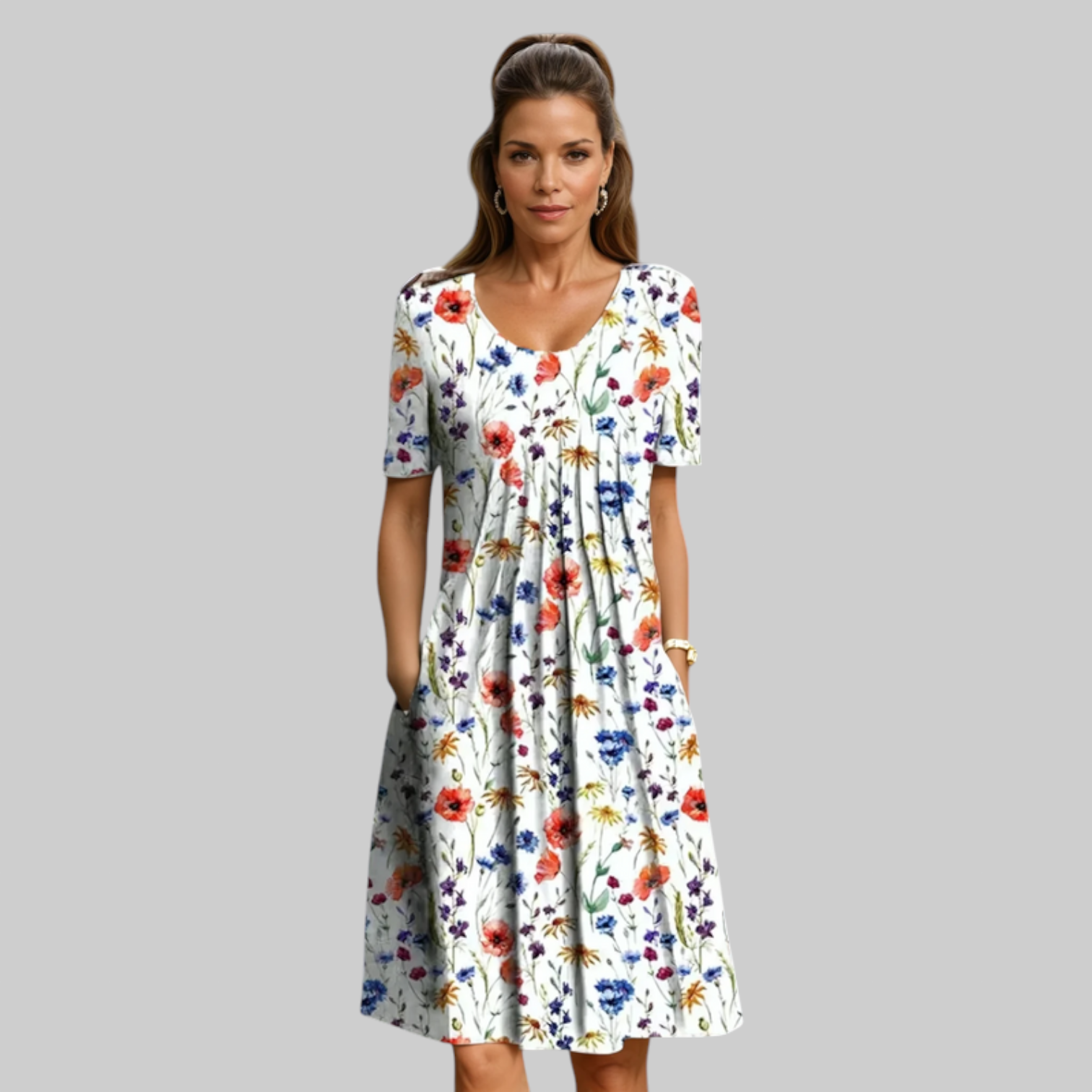 Elfrida | Vestido elegante con cobertura para el abdomen