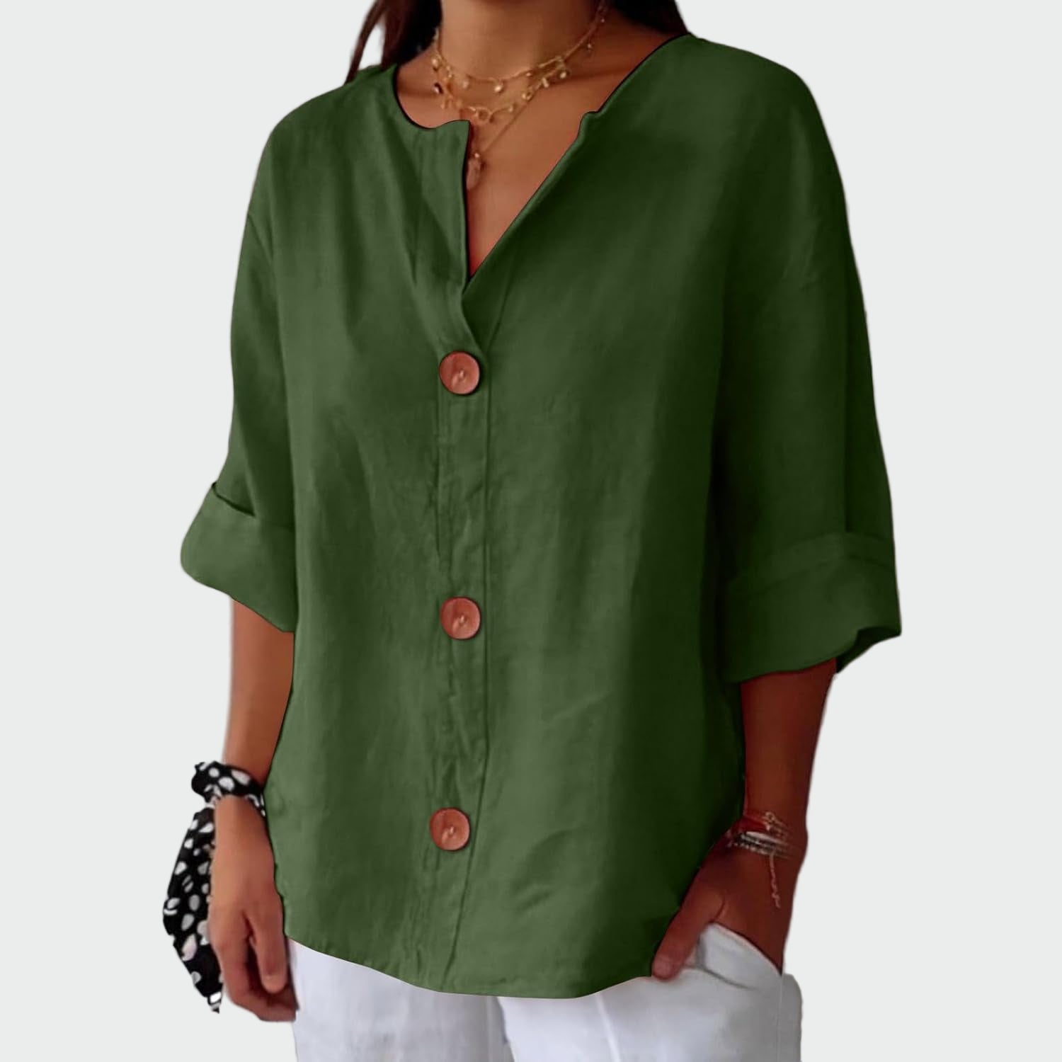 Blusa casual con textura