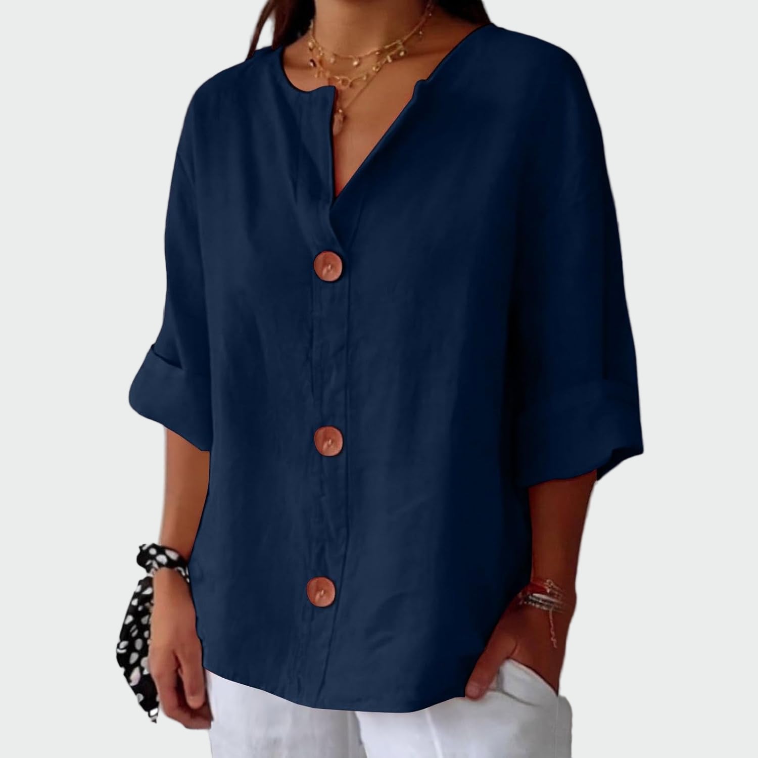 Blusa casual con textura
