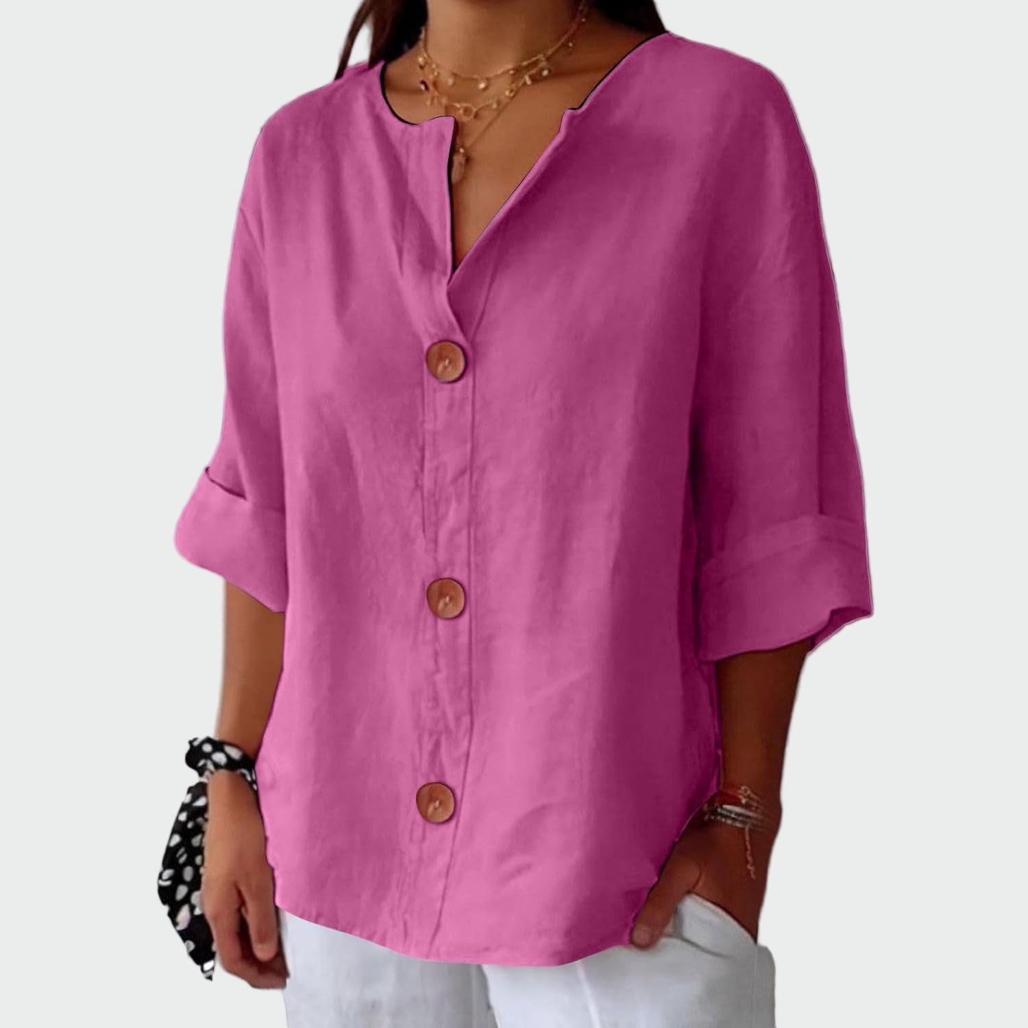 Blusa casual con textura