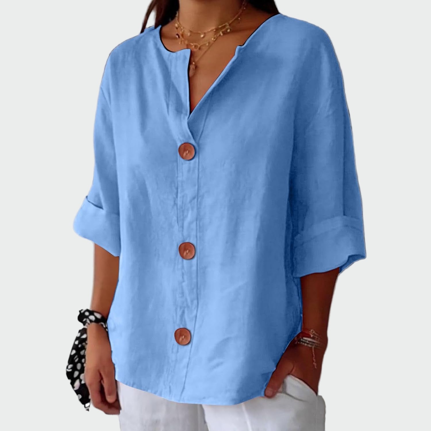 Blusa casual con textura