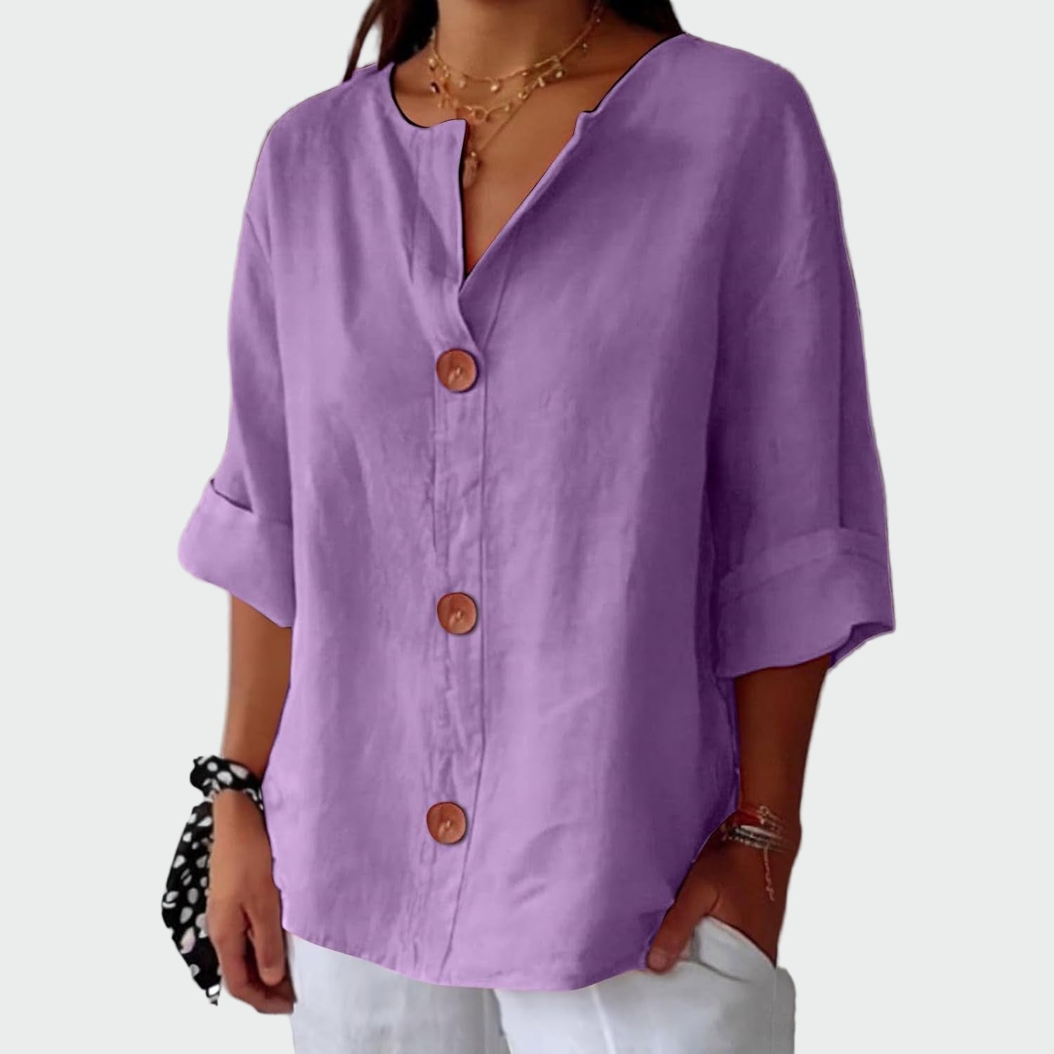 Blusa casual con textura