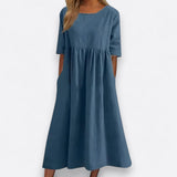 Minea | Vestido de Algodón Ventilado
