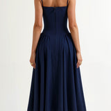 Odette Elegancia | Vestido midi con corsé estructurado