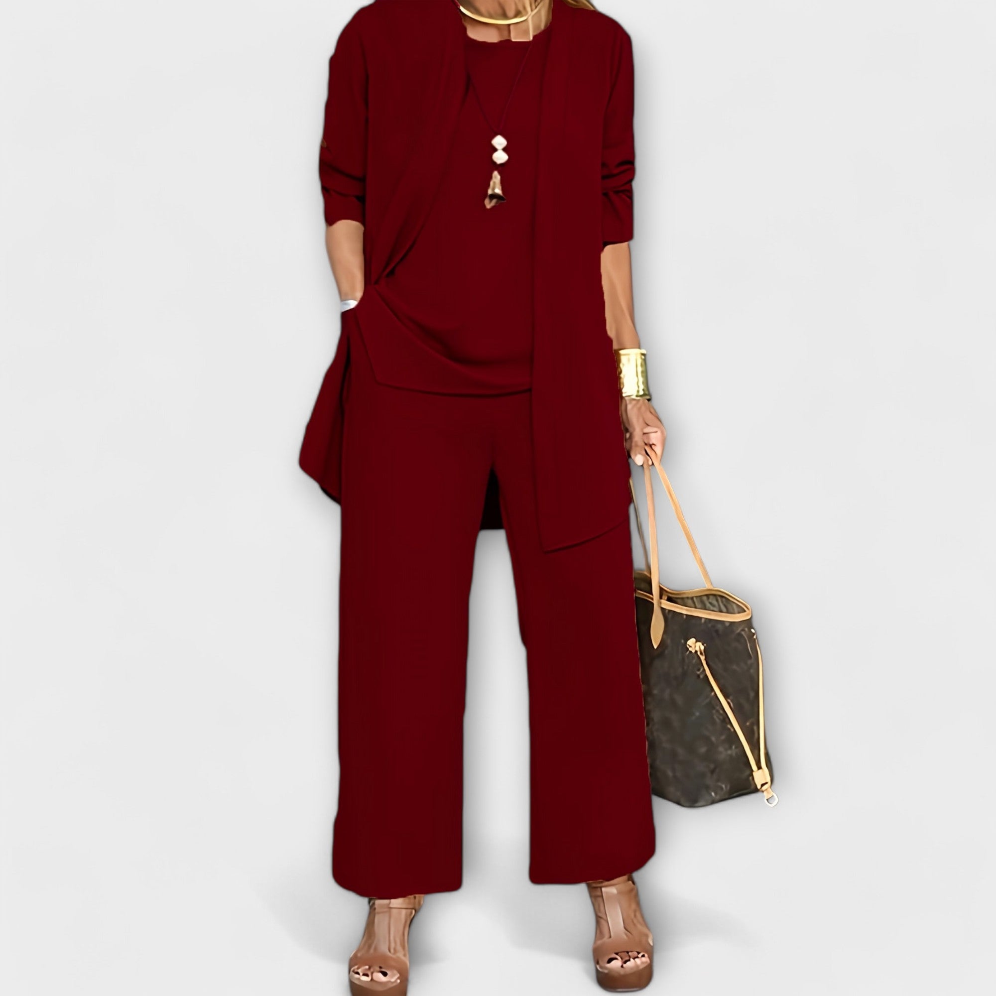 Helem | Conjunto casual de tres piezas