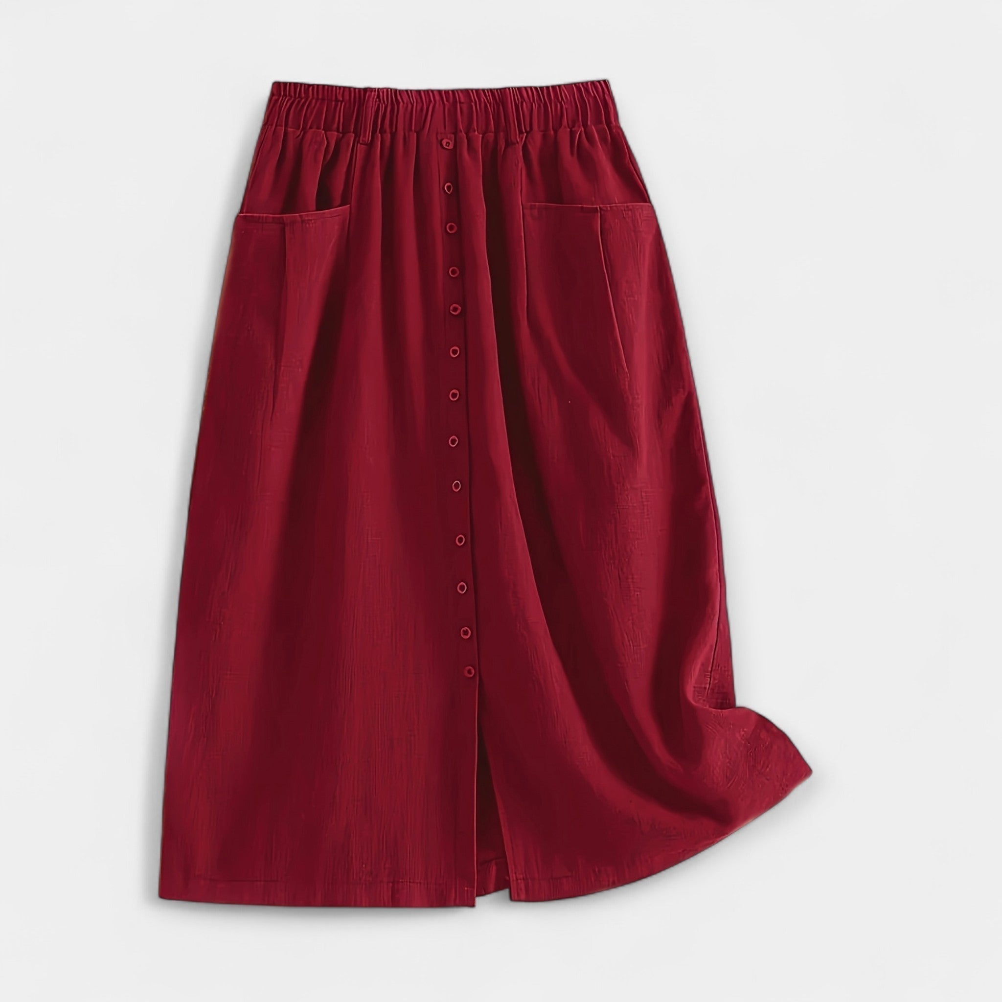 Falda Midi con Lavado