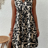 Sofía – Vestido de Verano con Estampado Floral en Línea-A