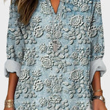Blusa Bloom de Rocío Azul