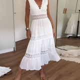 Kim | Vestido de encaje con escote en V