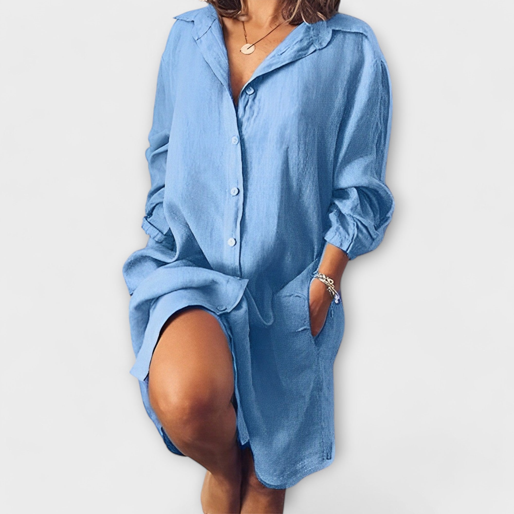 Raquel - Blusa de lino casual