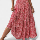 Falda con flores