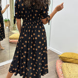 Monica™ | Vestido Elegante de Lunares