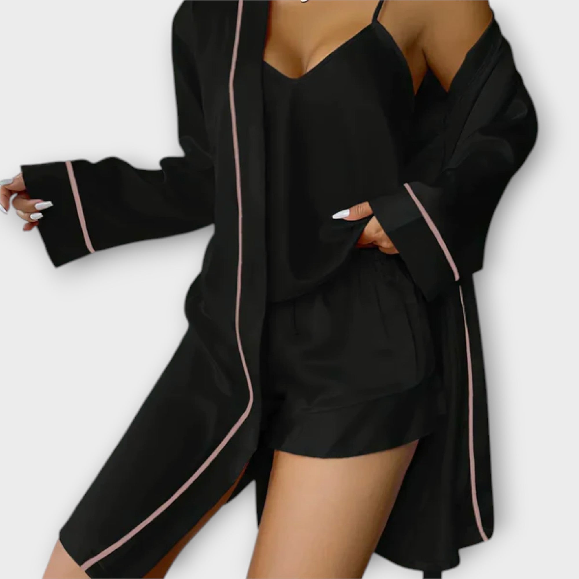 Félicité | Conjunto de pijama cómodo de 3 piezas